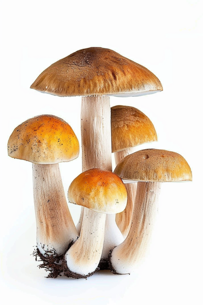 美味的冬牛肝菌食物摄影图片