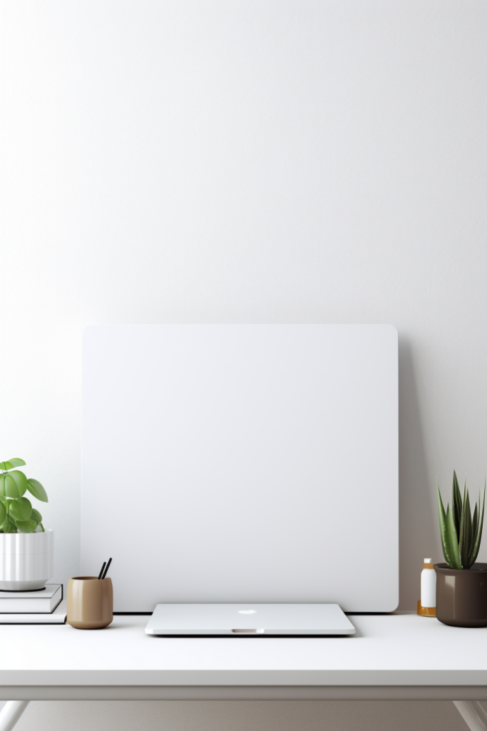 大气笔记本电脑工作桌面摄影图片