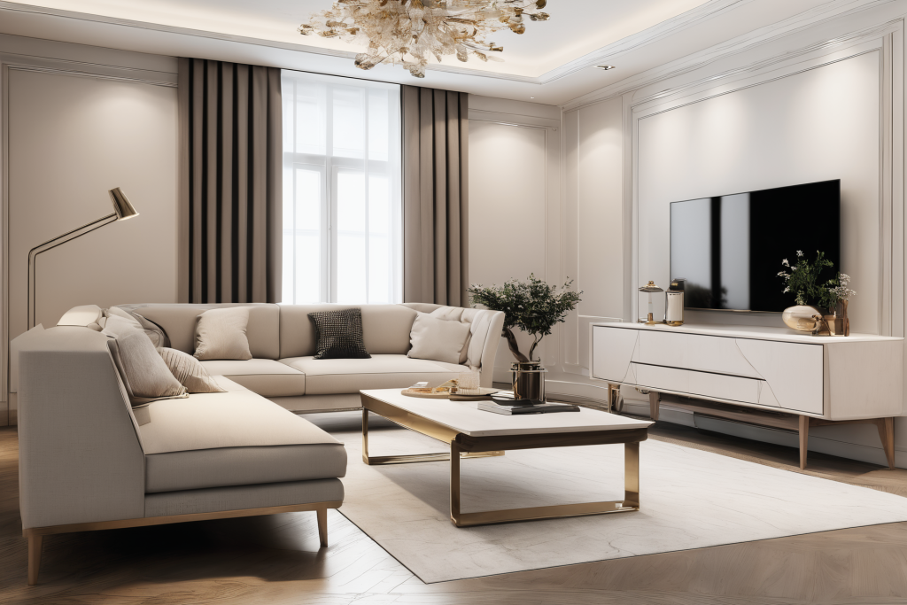 布料沙发图片摄影图