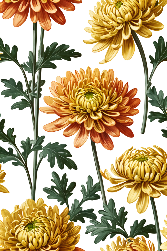 雏菊菊花花朵插画图片