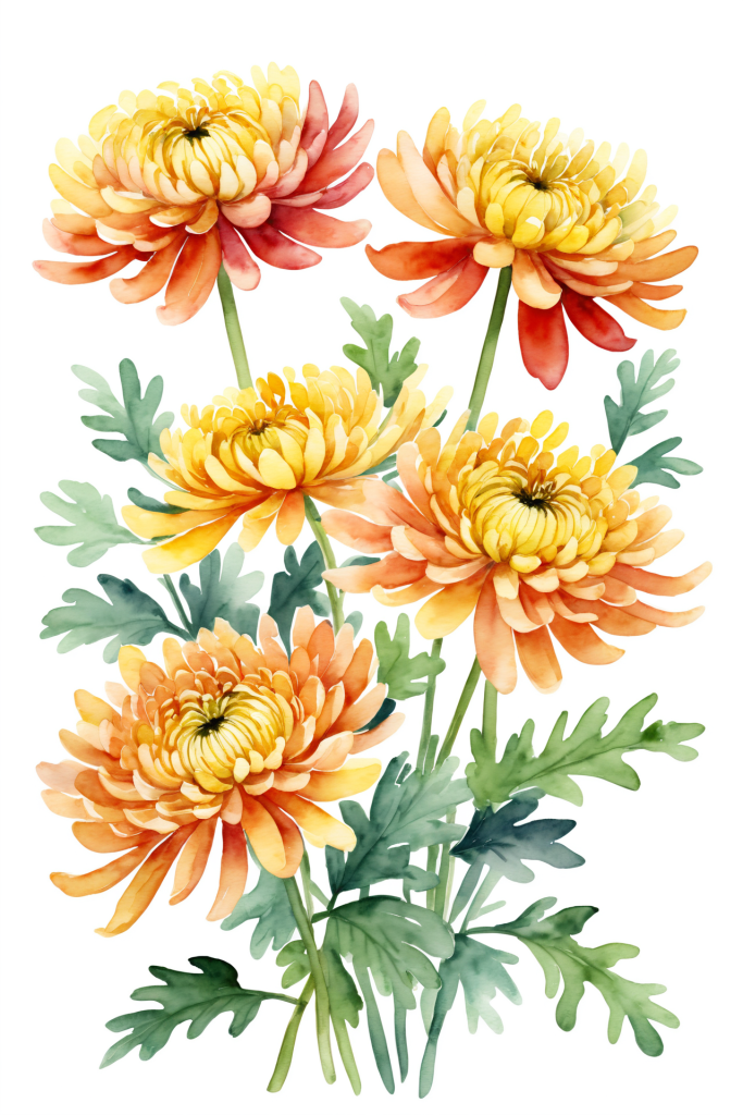 雏菊菊花花朵插画图片