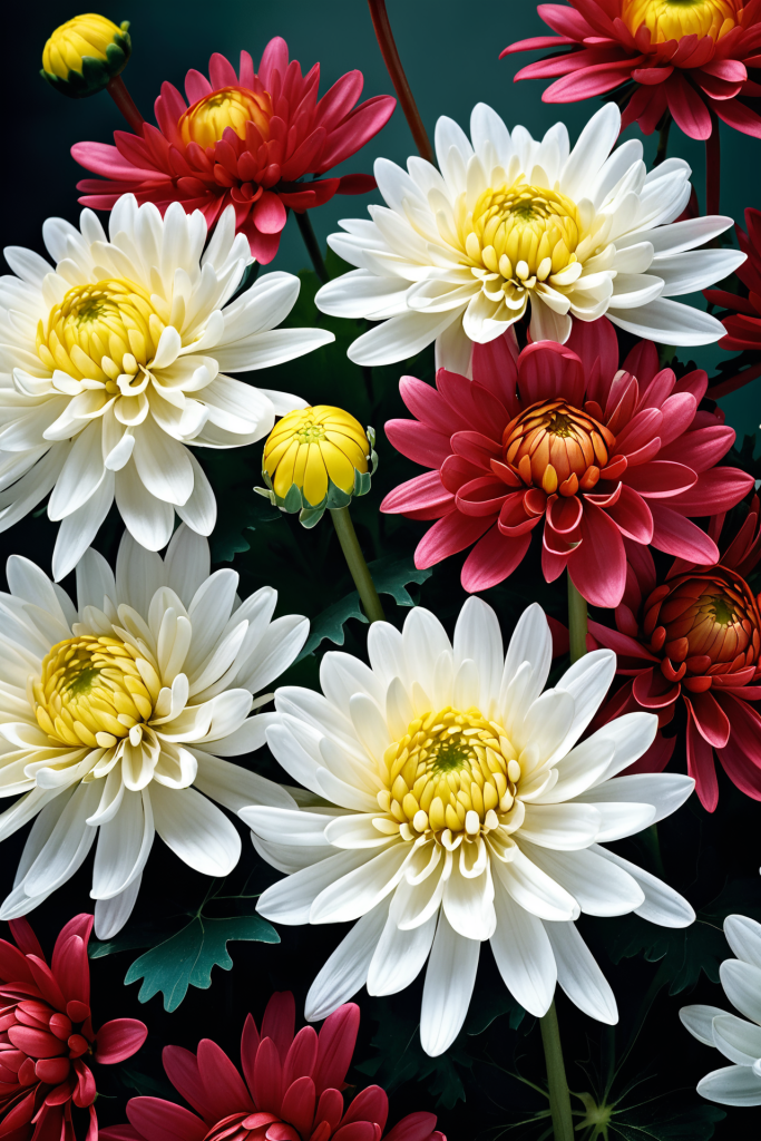 花海菊花花朵摄影图图片