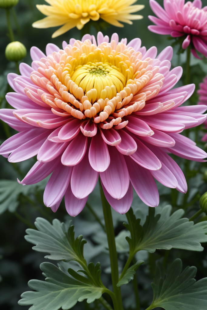 绿植菊花花朵摄影图图片
