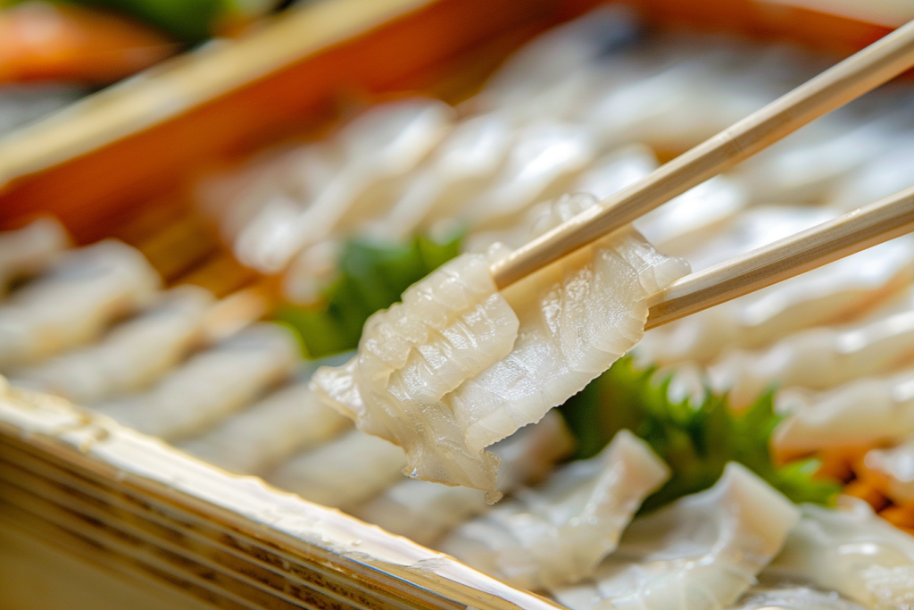 自然美食鱼片图片摄影图