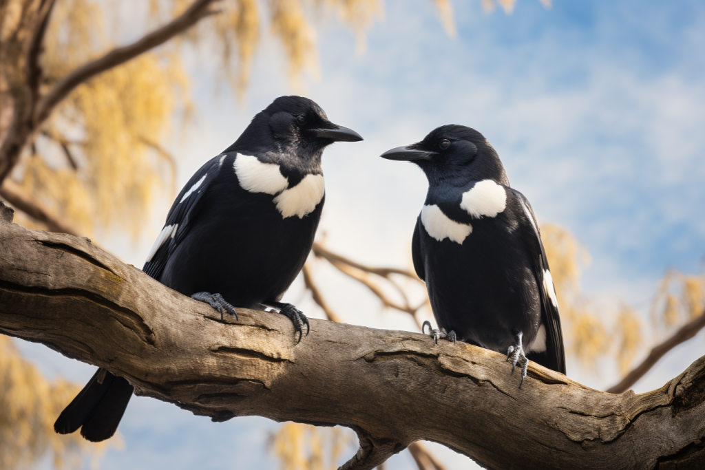 站立喜鹊动物图片摄影图