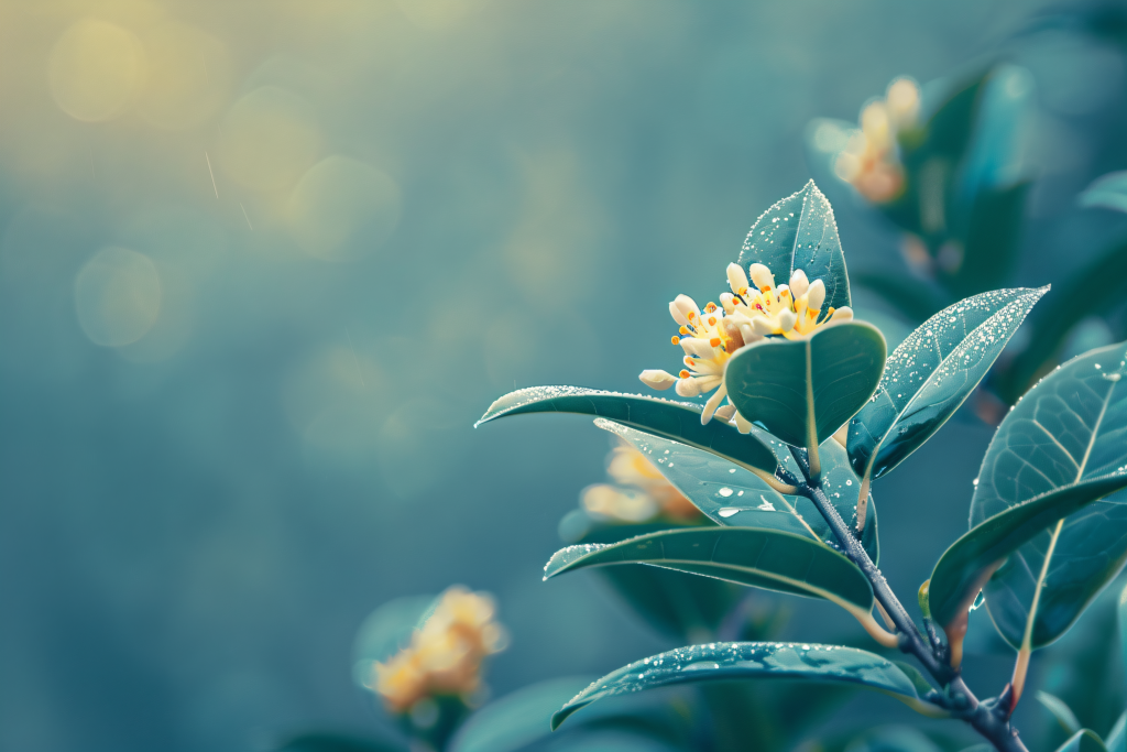 桂花树秋日植物桂花图片摄影图