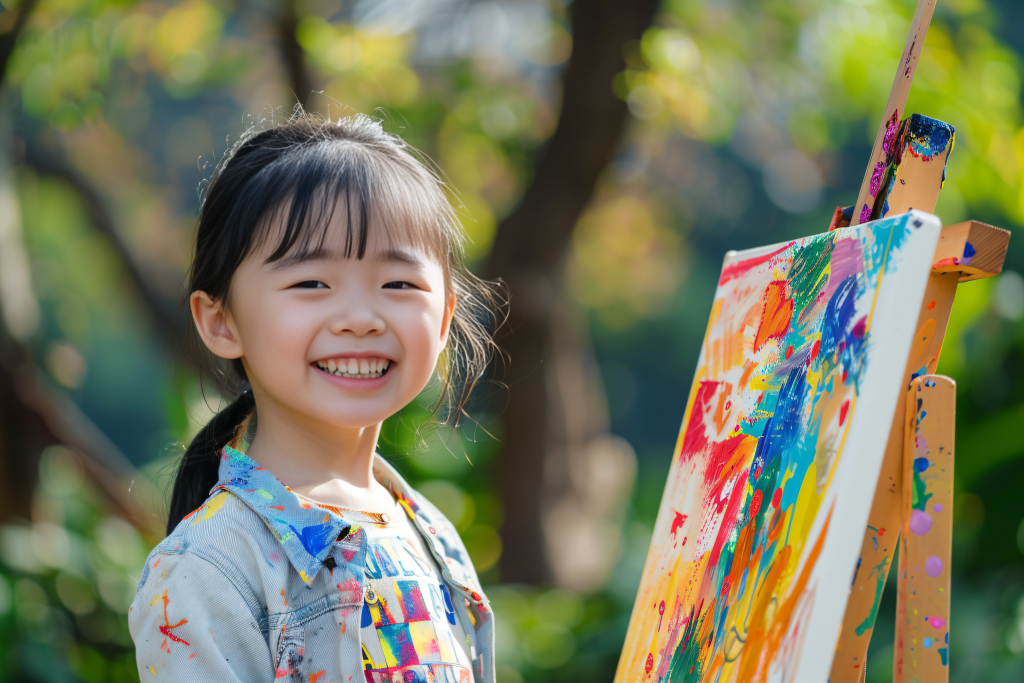 画作教育创作儿童画画图片摄影图