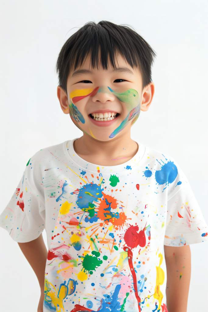 小孩儿童画画图片摄影图