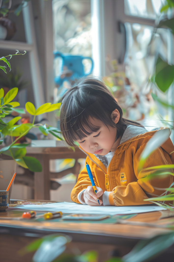 油彩教育幼儿颜料儿童画画图片摄影图