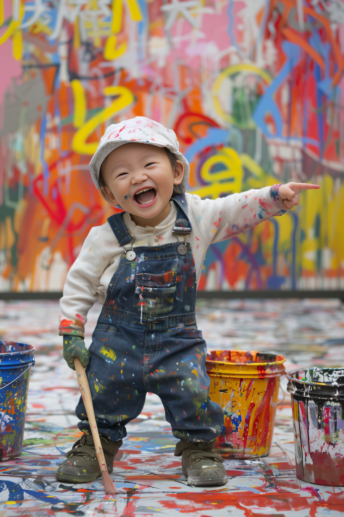 创作儿童画画图片摄影图