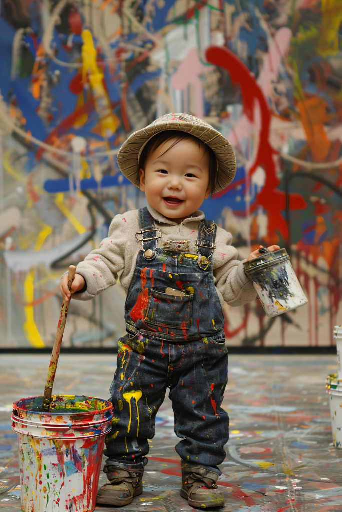 创作儿童画画图片摄影图