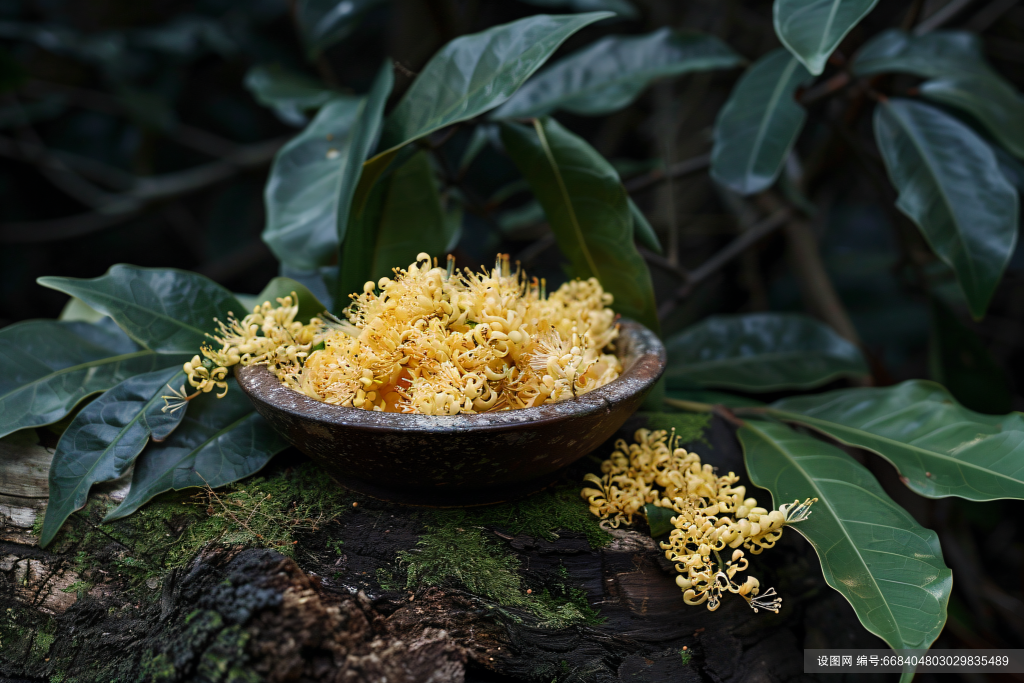 金秋秋季花卉秋日植物桂花图片摄影图