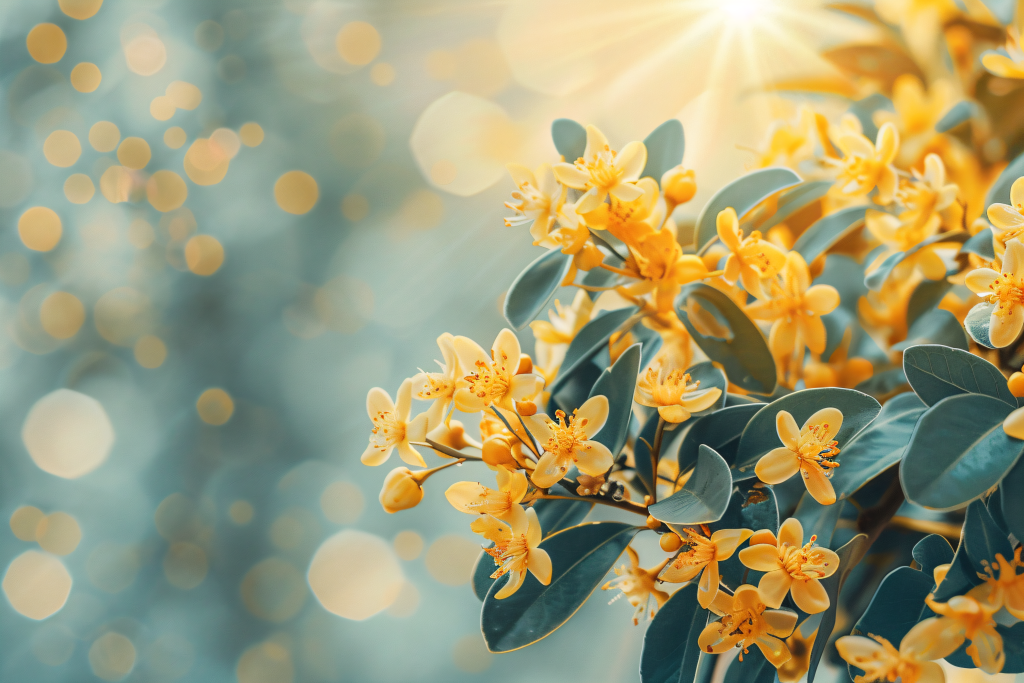 金秋植物桂花图片摄影图