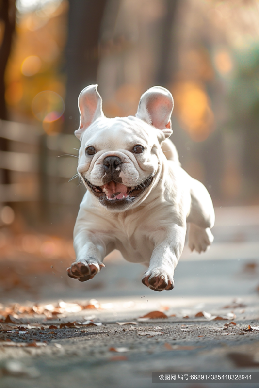 萌宠狗狗法斗犬写真图片