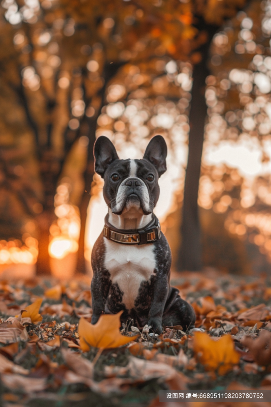 呆萌法斗犬萌宠狗狗图片