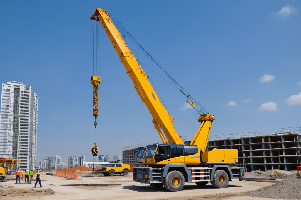 作业车吊车图片摄影图