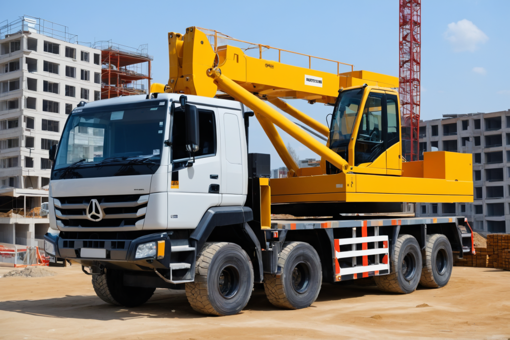 作业车吊车图片摄影图