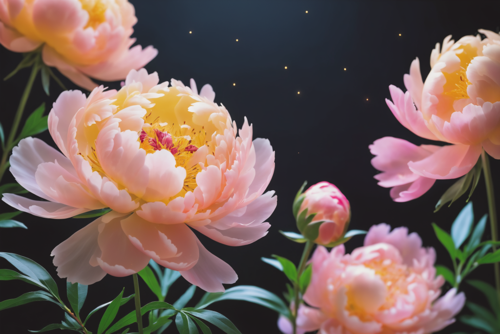 绿植牡丹花朵图片插图图