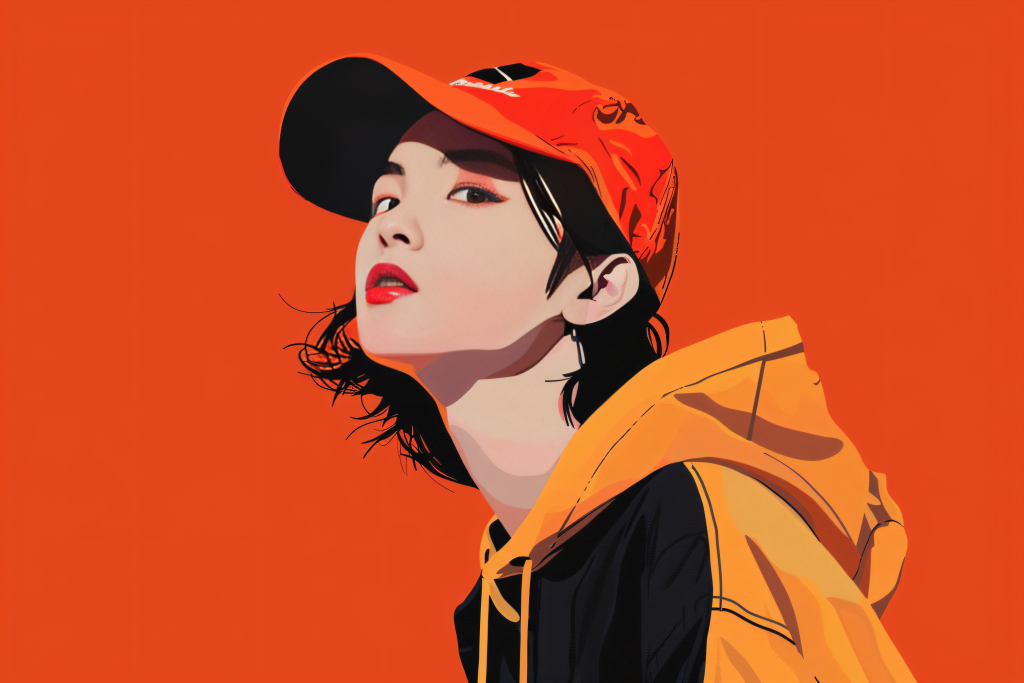活力年轻人人物形象插画