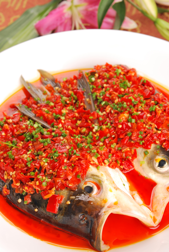 高清美食菜品菜谱剁椒鱼头