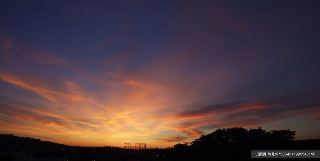 黄昏落日晚霞夕阳朝霞