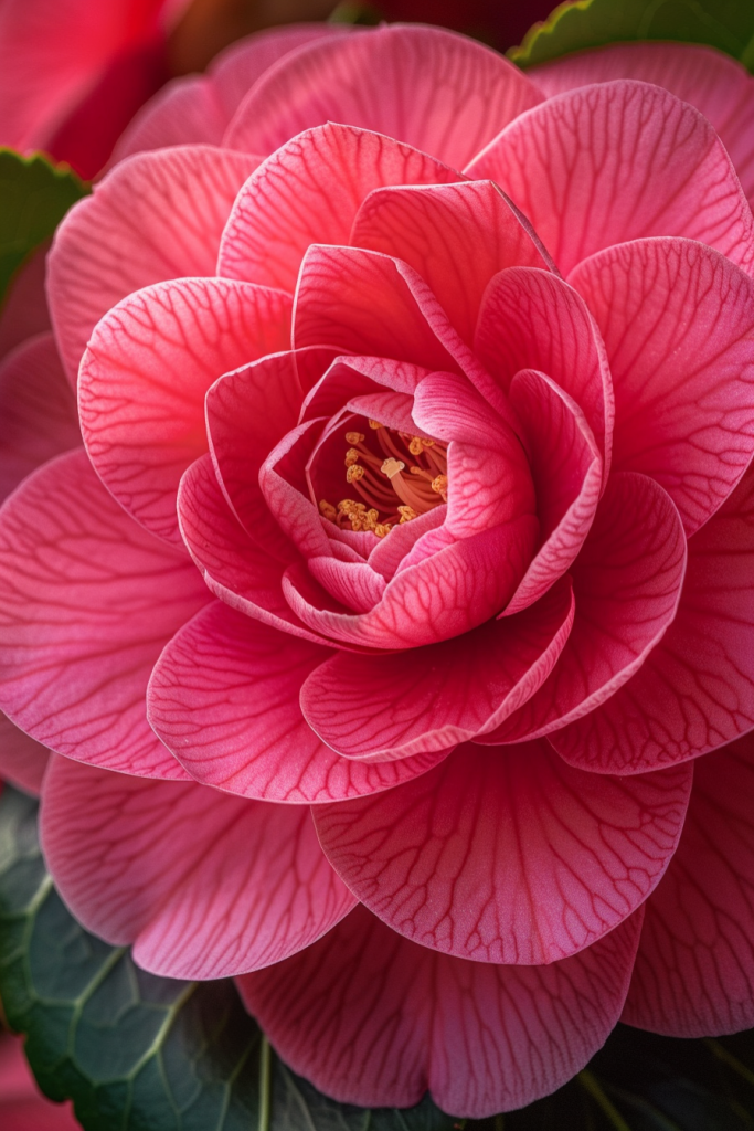 花中娇客山茶花花蕊