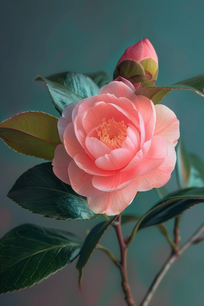 山茶花绿植图片素材