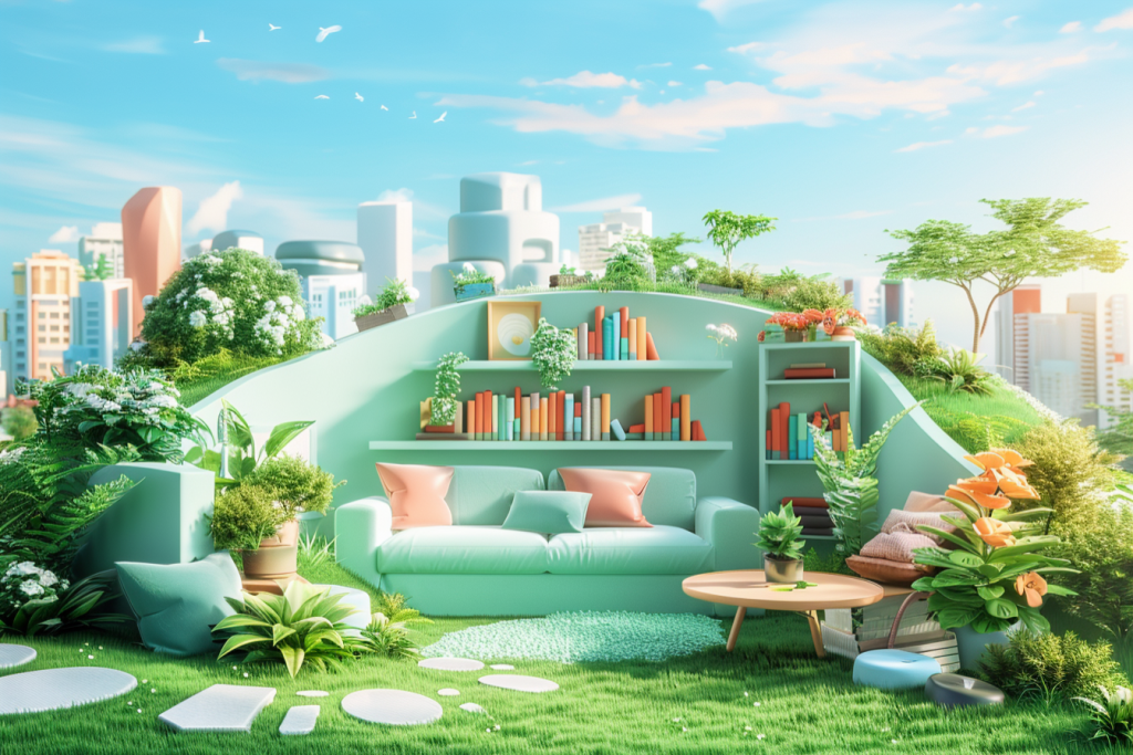 3D家居电商景观户外场景
