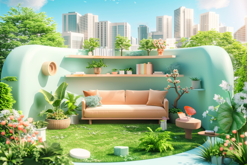 3D家居电商景观户外场景