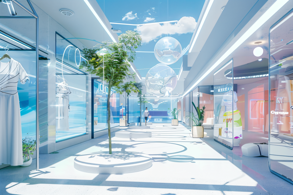 3D电商商街模型素材