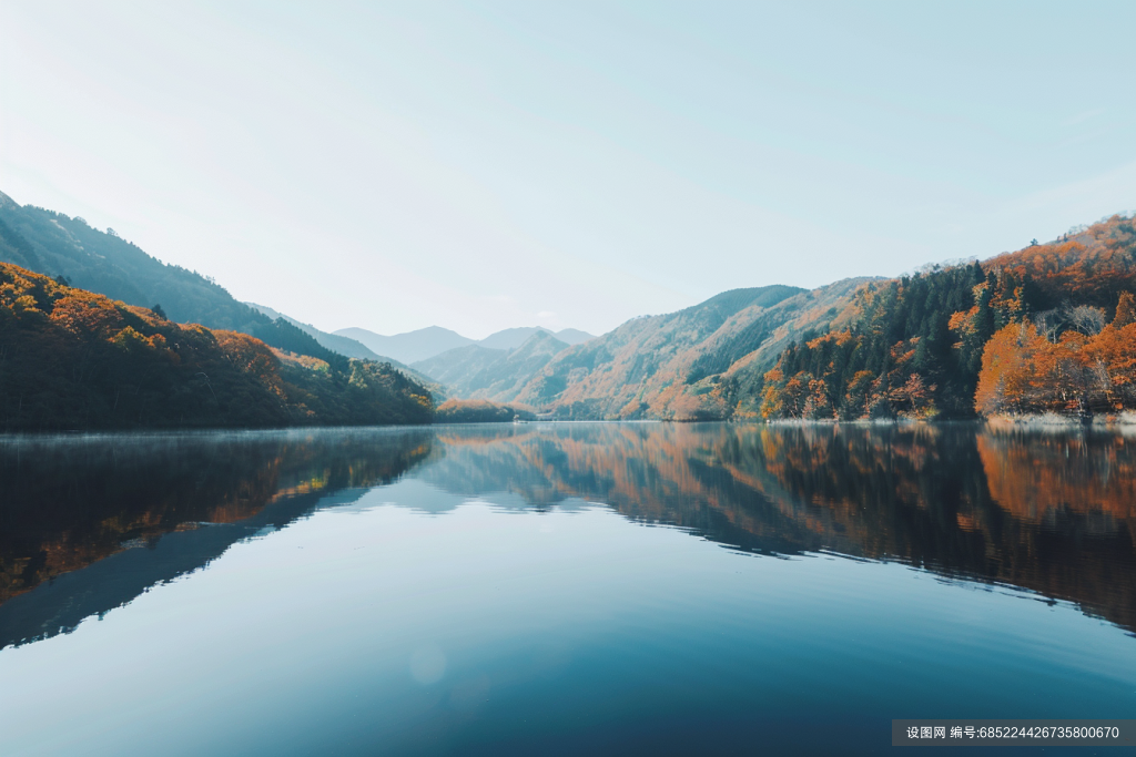 山水倒影自然风景壁纸