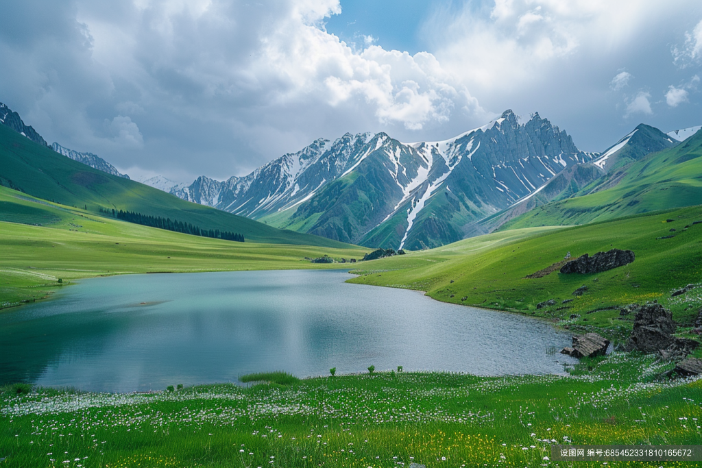 生态湖水自然风景壁纸