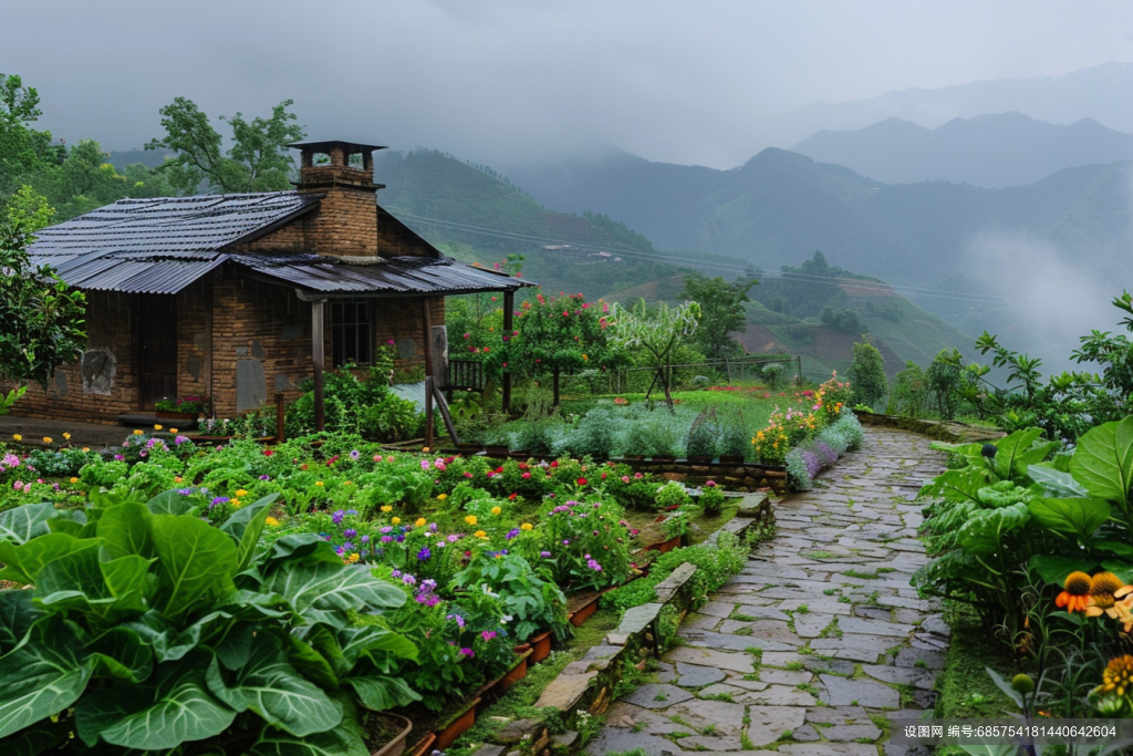 乡村小屋旅游高清摄影大图