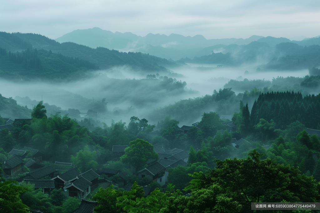 舒适的农家小屋图片