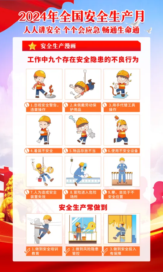 安全生产海报安全生产知识