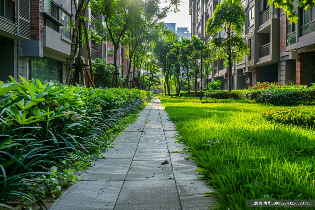 城市小区楼盘景观绿化