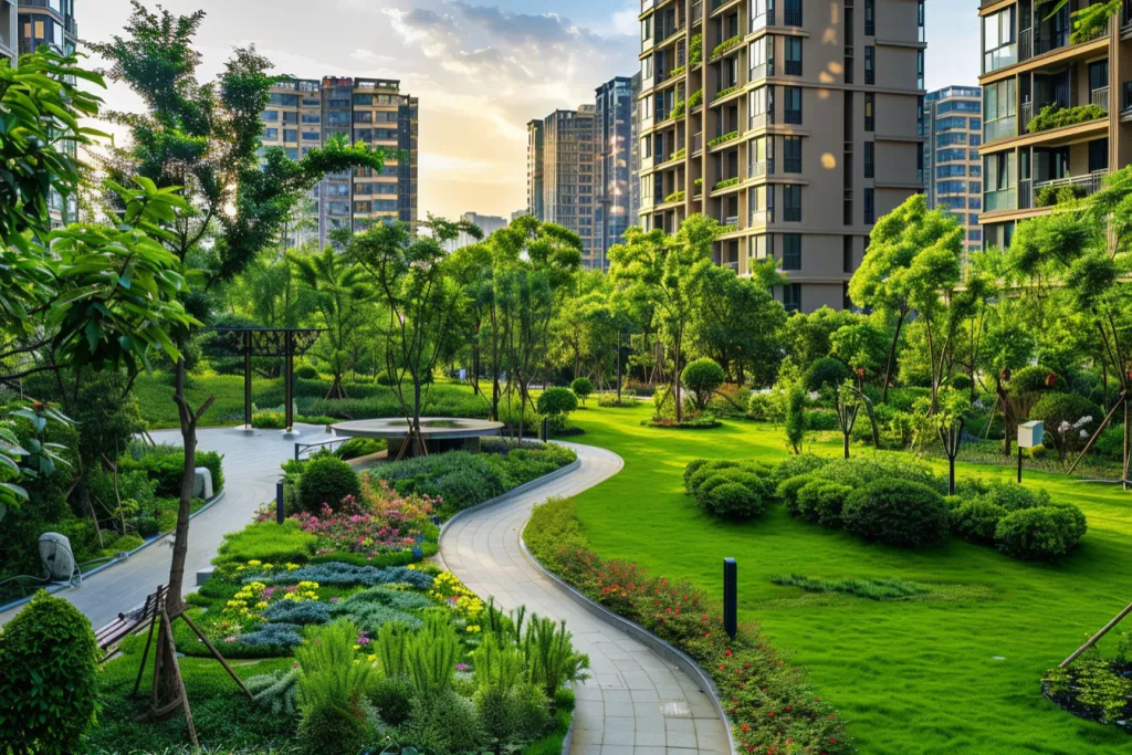 房地产开发小区楼盘景观绿化