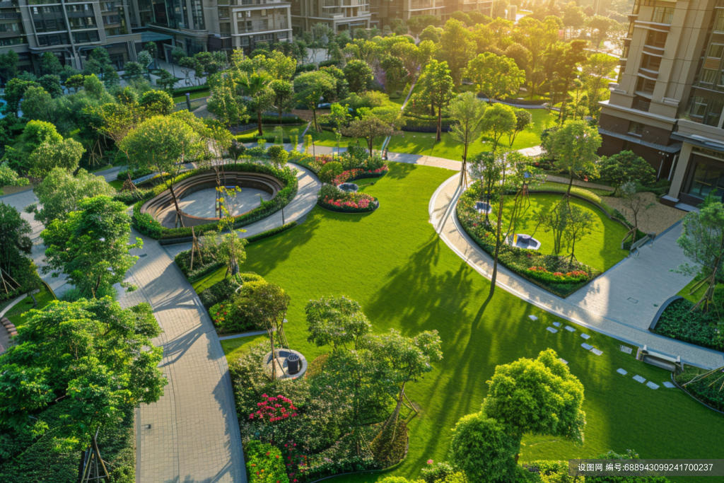 商品房住宅建筑景观设计图