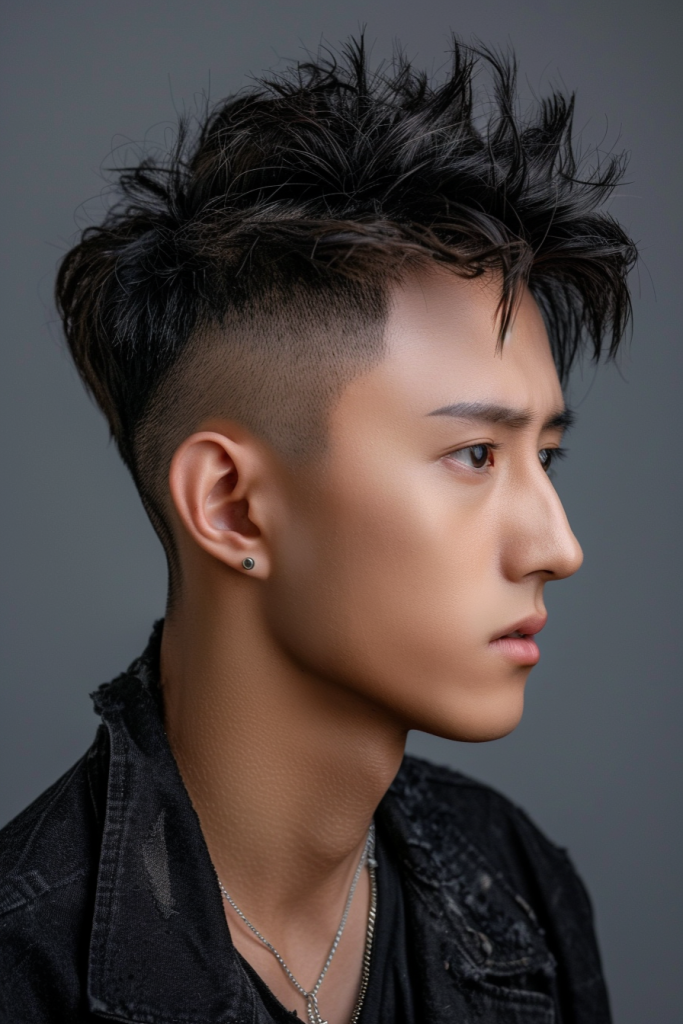 爆款男生发型设计人物形象图片