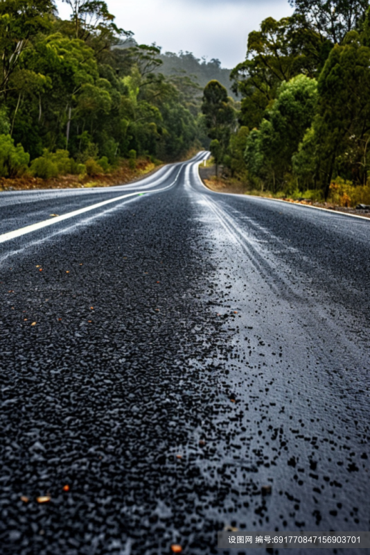 柏油道路纹路马路道路沥青路摄影图片