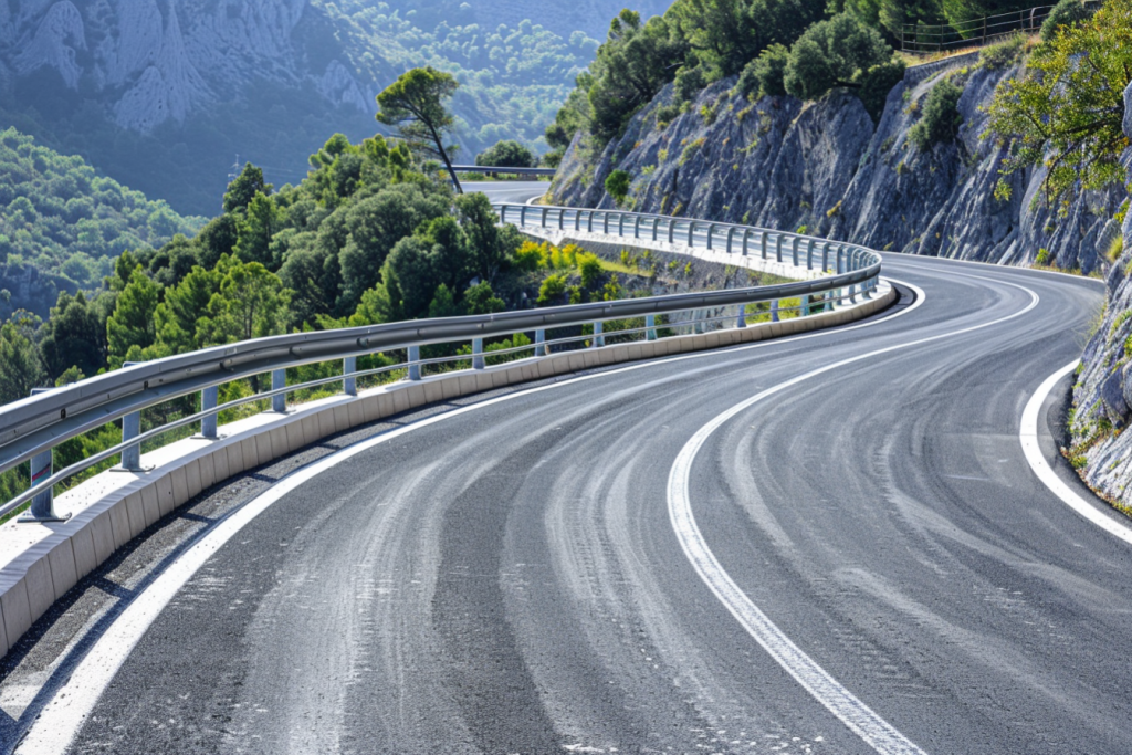 柏油道路马路道路沥青路摄影图片