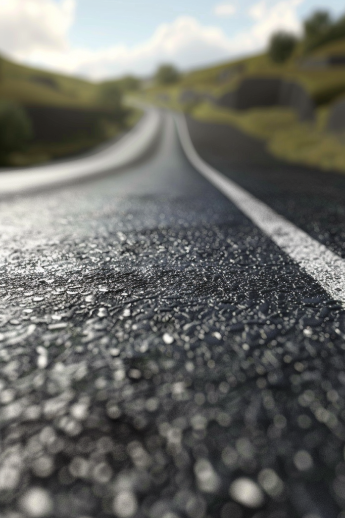 近距离摄影马路道路沥青路摄影图片