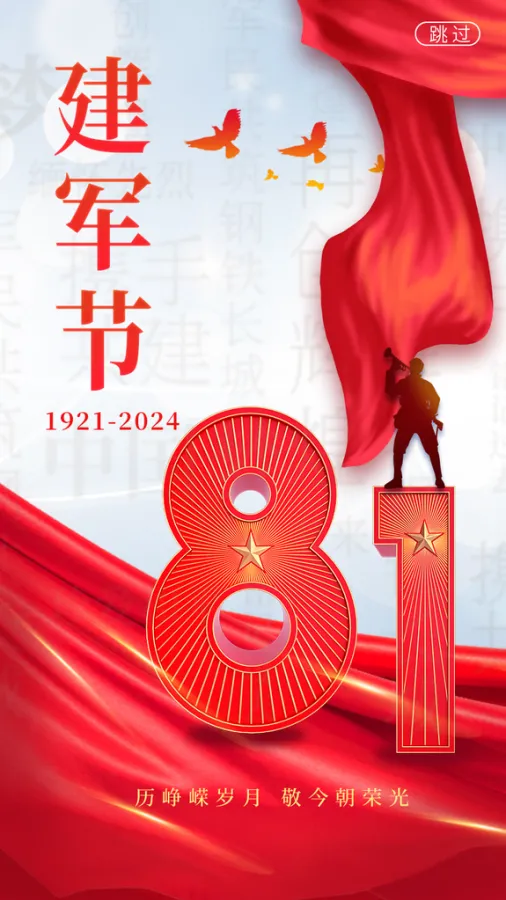 建军节海报背景图片-建军节海报背景模板-设图网