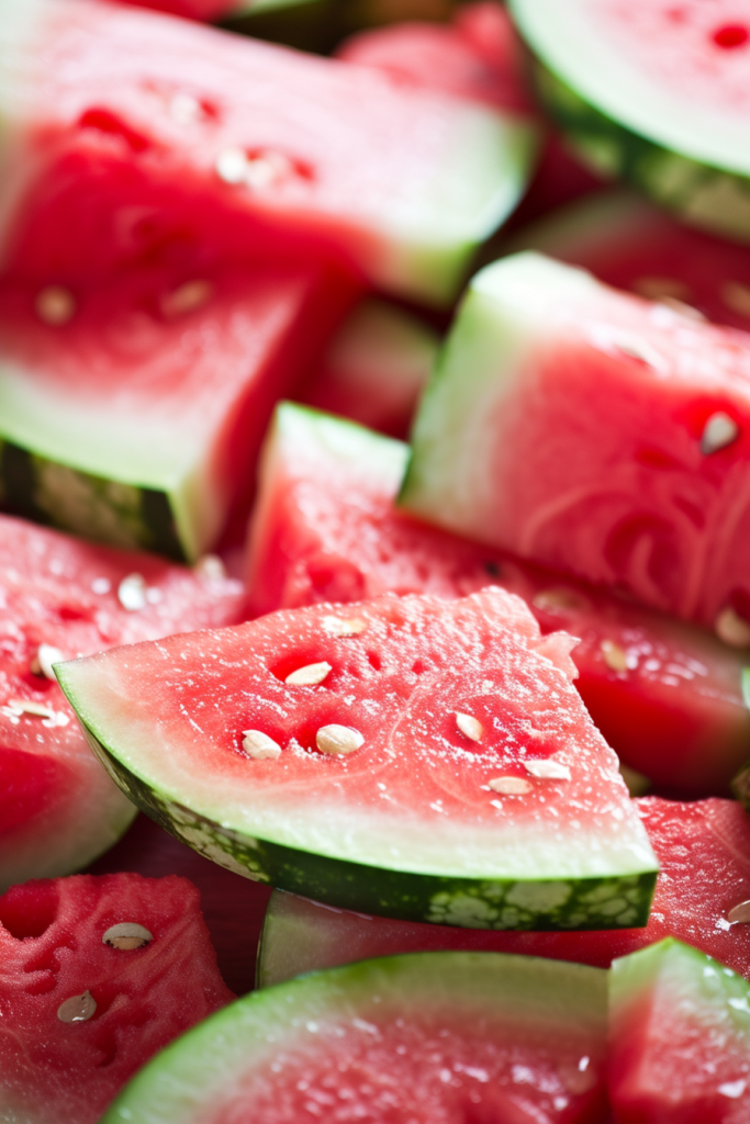 成熟西瓜夏季应季水果