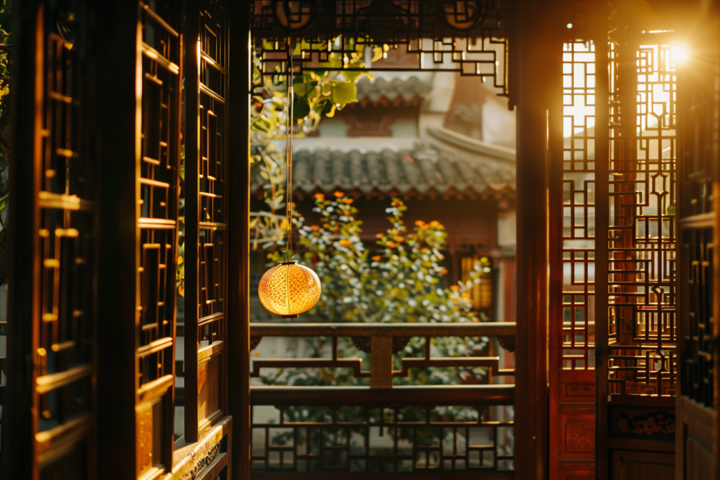 经典的古风建筑构建