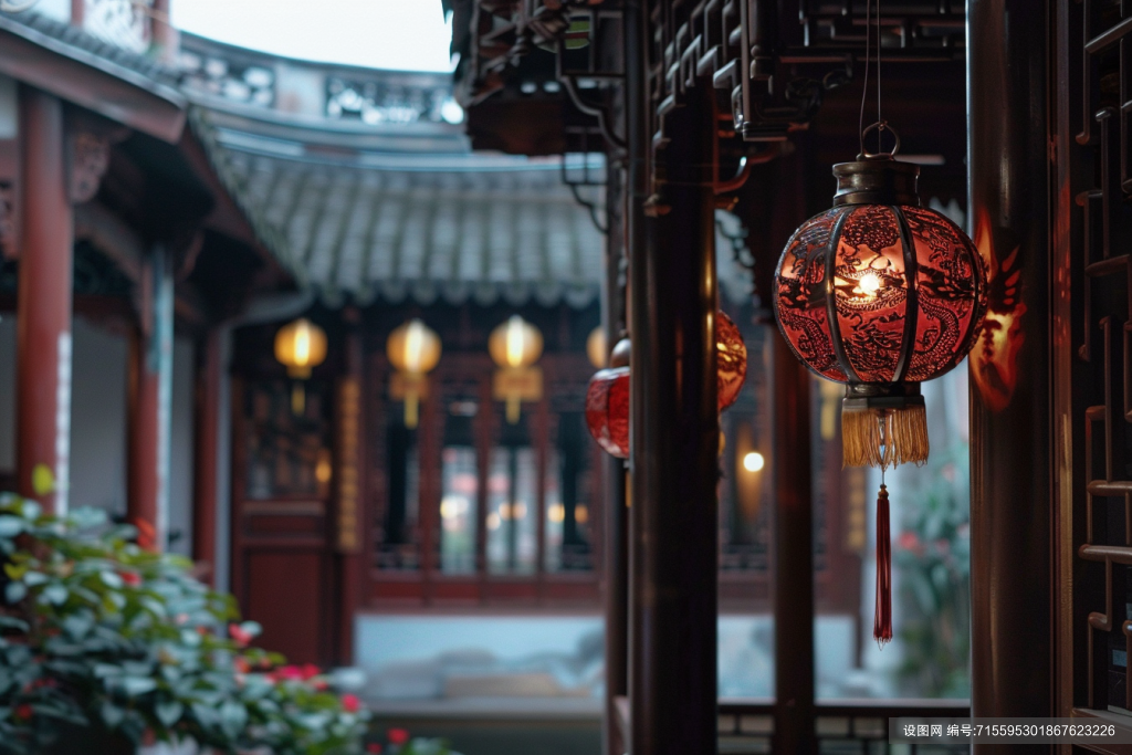精美的中式建筑元素png下载_编号715595301867623226-设图网