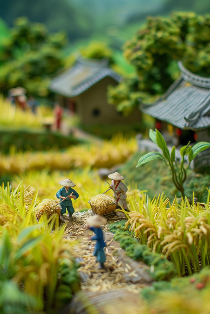 金秋丰收微缩农场