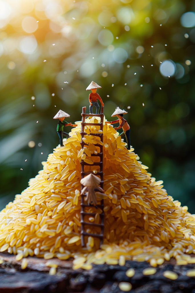 秋季丰收微缩场景