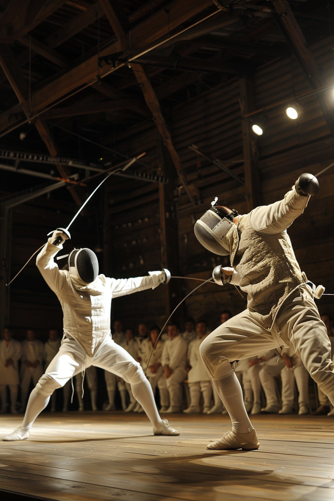 击剑基础高清摄影图片