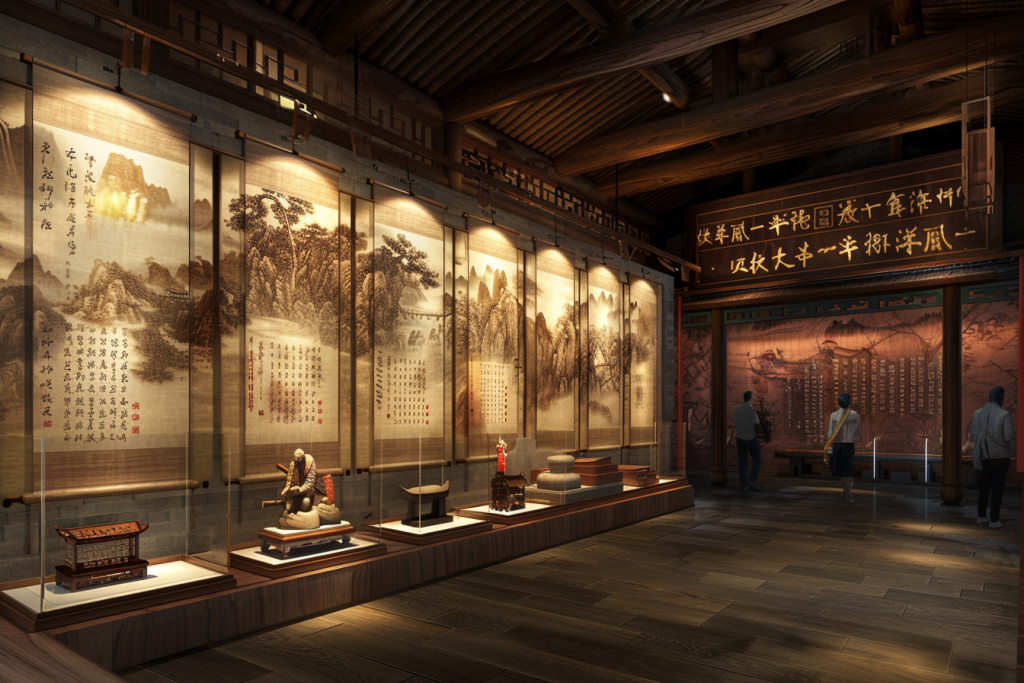 展览馆展厅展示摄影图